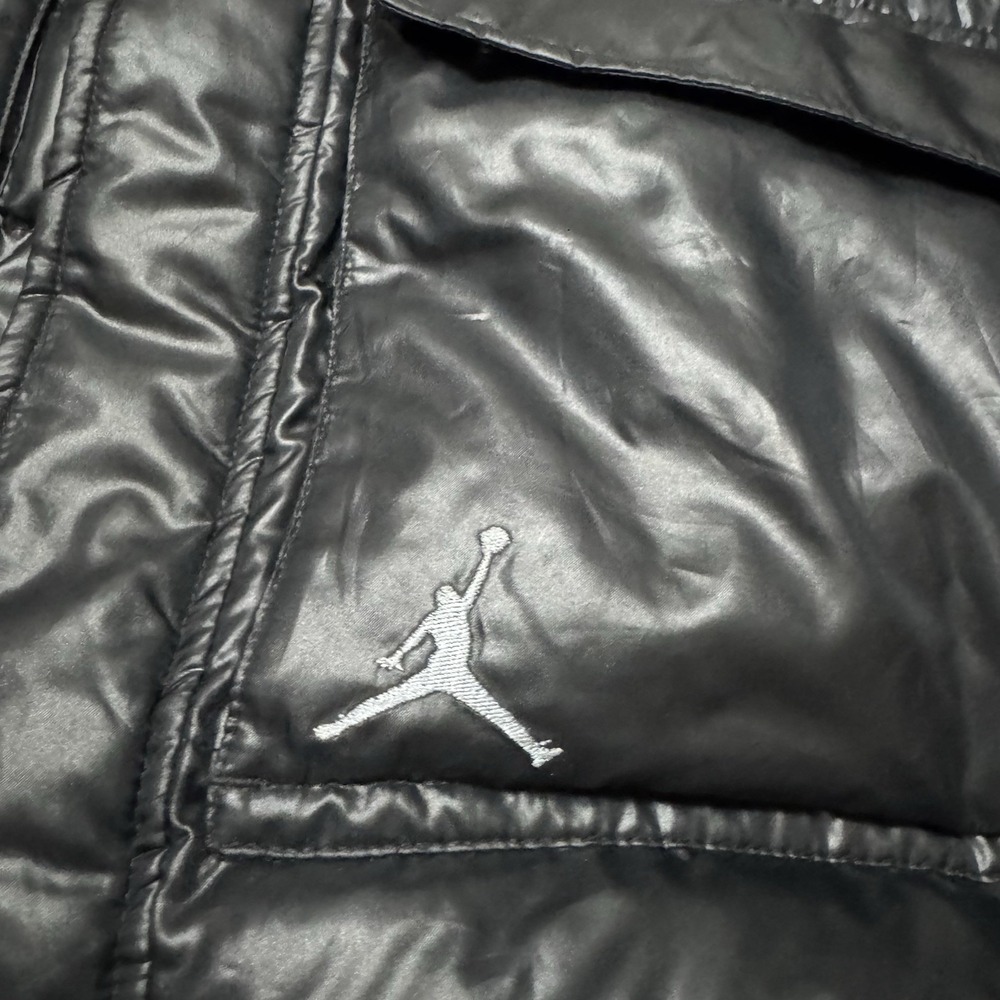 Jordan Military 550 Down Parka Mens XL Black Puffer Full Zip Pockets Outdoor - Picture 2 of 10